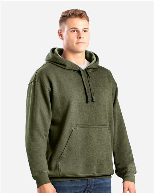 Men's Heritage Zip Pocket Hooded Sweatshirt - Cedar Green