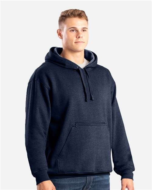 Men's Heritage Zip Pocket Hooded Sweatshirt - Navy