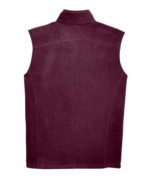 Men's Journey Fleece Vest - Burgundy