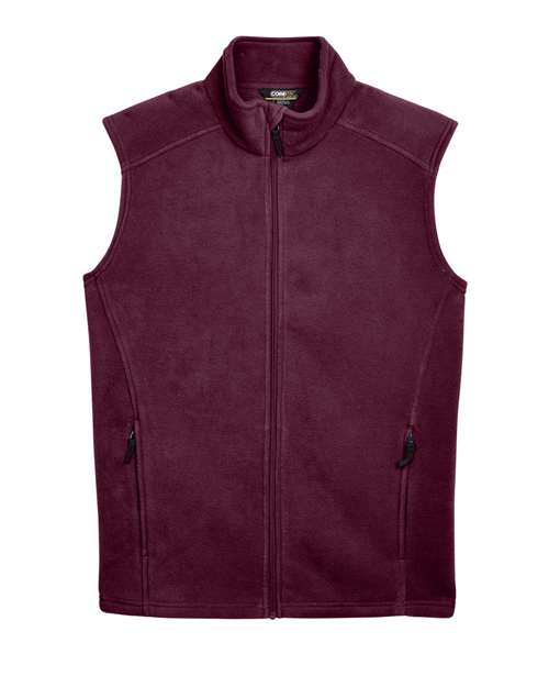 Men's Journey Fleece Vest - Burgundy