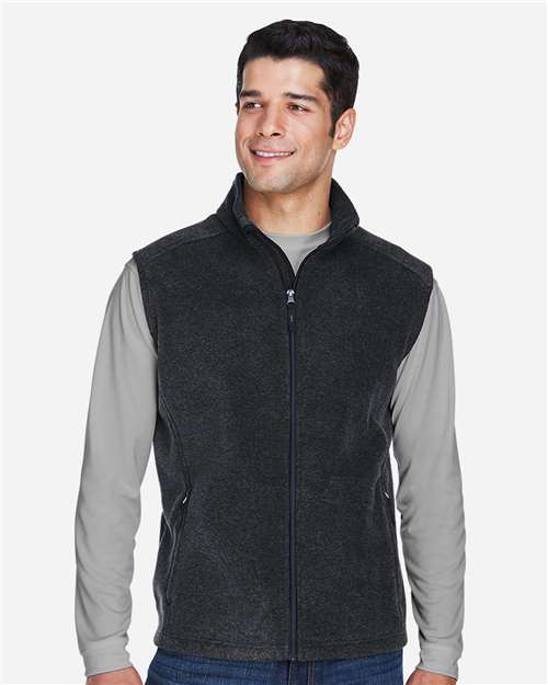 Men's Journey Fleece Vest - Heather Charcoal