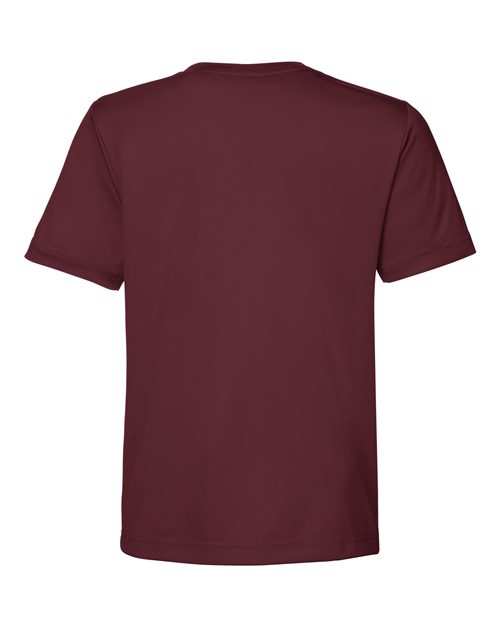 Youth Capital Performance T-Shirt - Burgundy