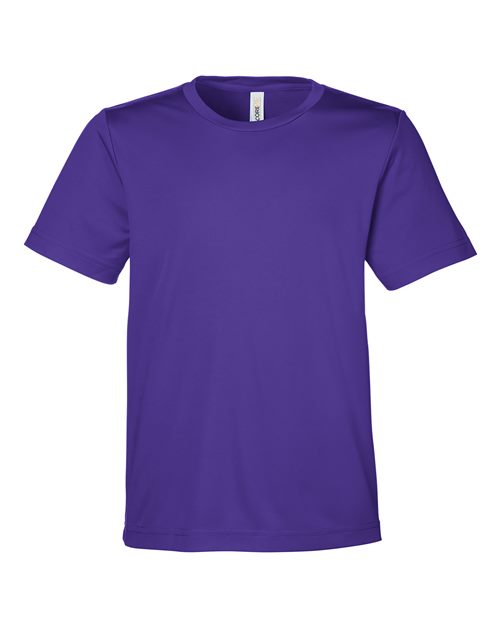 Youth Capital Performance T-Shirt - Campus Purple