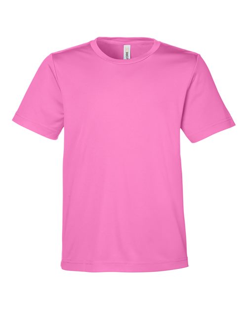 Youth Capital Performance T-Shirt - Charity Pink