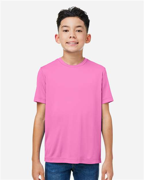 Youth Capital Performance T-Shirt - Charity Pink
