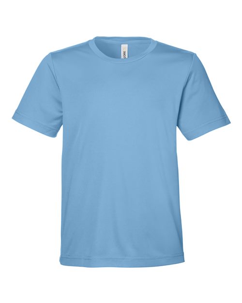 Youth Capital Performance T-Shirt - Columbia Blue