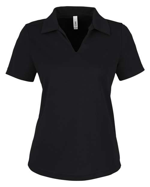 Women's Market Snag Protect Mesh Polo - Black