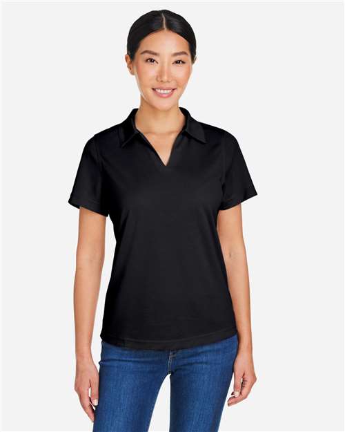 Women's Market Snag Protect Mesh Polo - Black