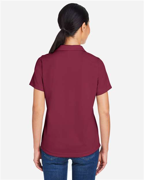 Women's Market Snag Protect Mesh Polo - Burgundy