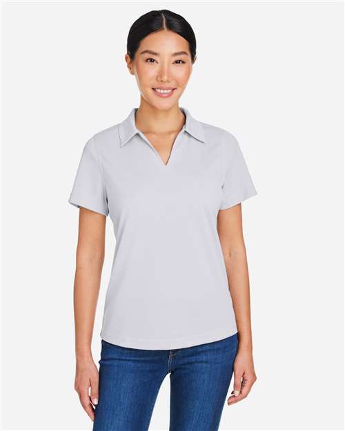 Women's Market Snag Protect Mesh Polo - Platinum
