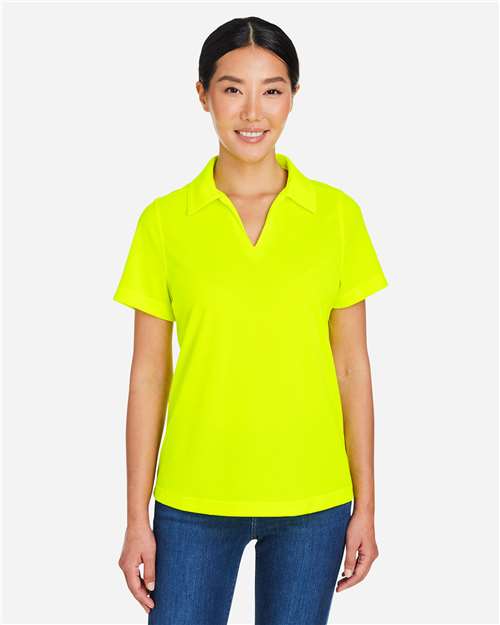 Women's Market Snag Protect Mesh Polo - Safety Yellow