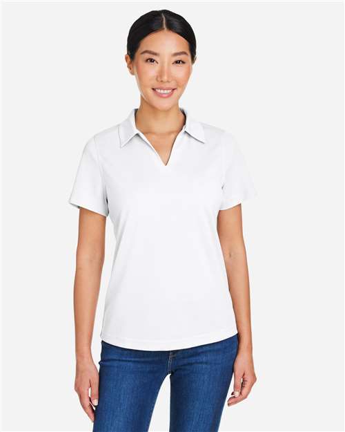 Women's Market Snag Protect Mesh Polo - White