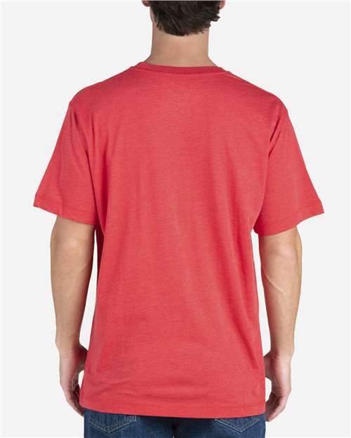 Men's Lightweight Performance Pocket T-Shirt - Deep Red