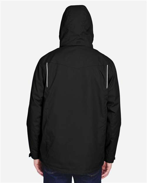 Men's Region 3-in-1 Jacket with Fleece Liner - Black