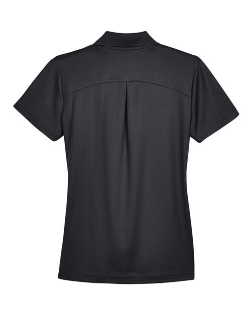 Women's CrownLux Performance® Plaited Polo - Black