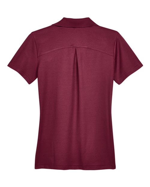 Women's CrownLux Performance® Plaited Polo - Burgundy