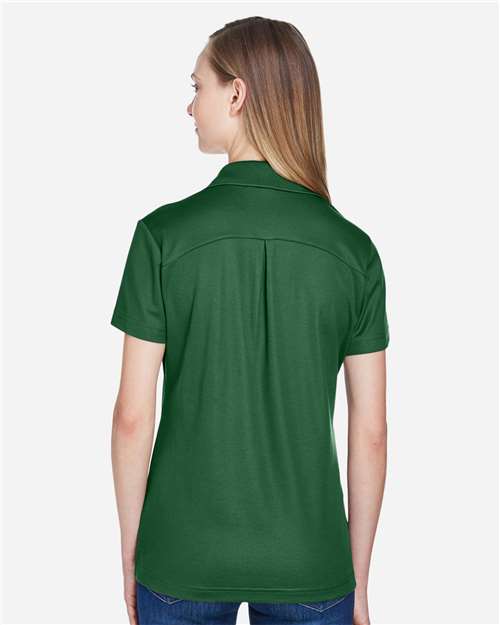 Women's CrownLux Performance® Plaited Polo - Forest