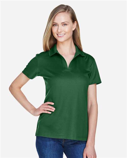 Women's CrownLux Performance® Plaited Polo - Forest