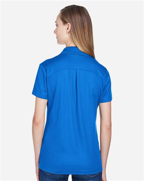 Women's CrownLux Performance® Plaited Polo - French Blue