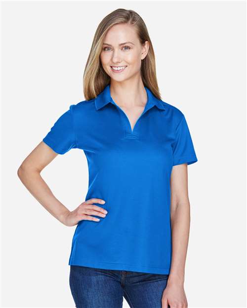 Women's CrownLux Performance® Plaited Polo - French Blue