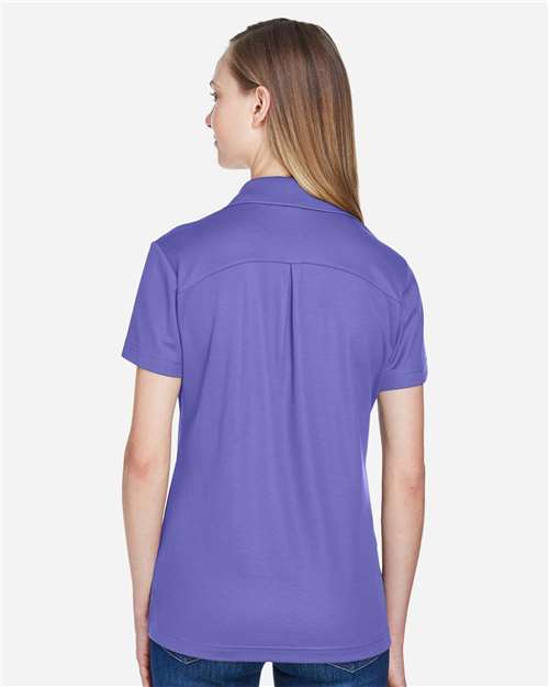 Women's CrownLux Performance® Plaited Polo - Grape