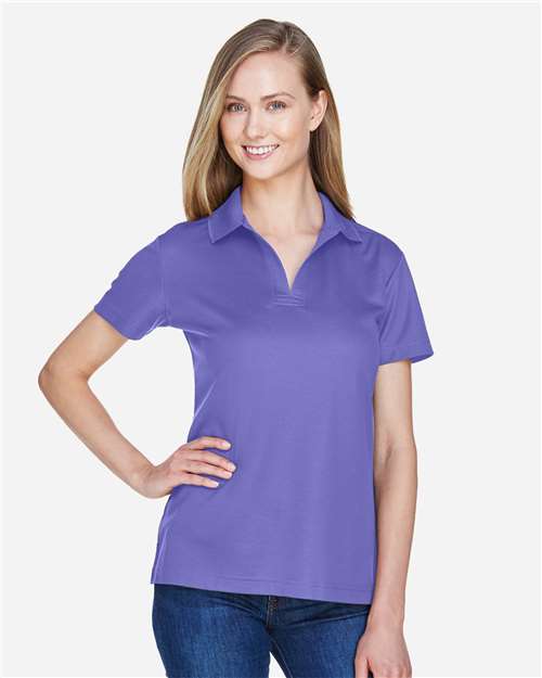 Women's CrownLux Performance® Plaited Polo - Grape
