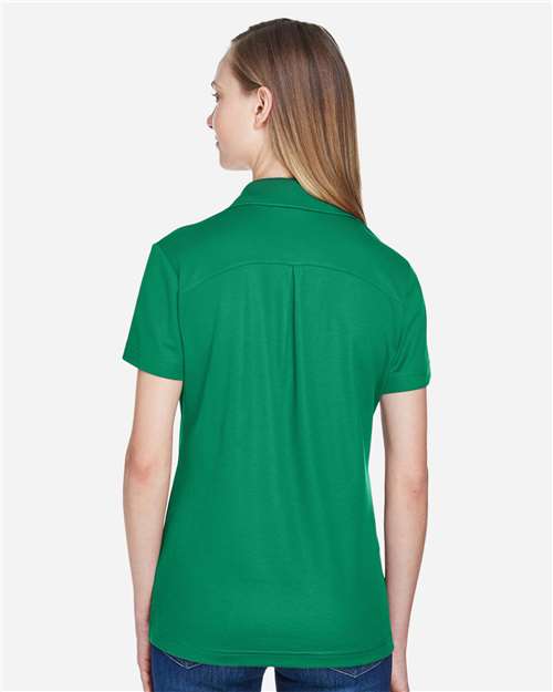 Women's CrownLux Performance® Plaited Polo - Kelly Green