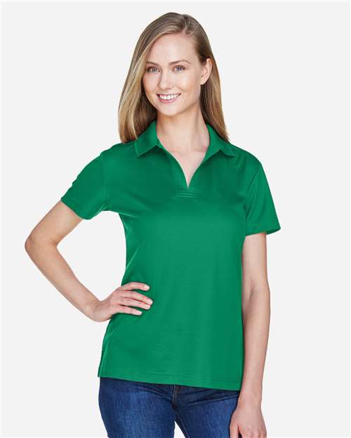 Women's CrownLux Performance® Plaited Polo - Kelly Green