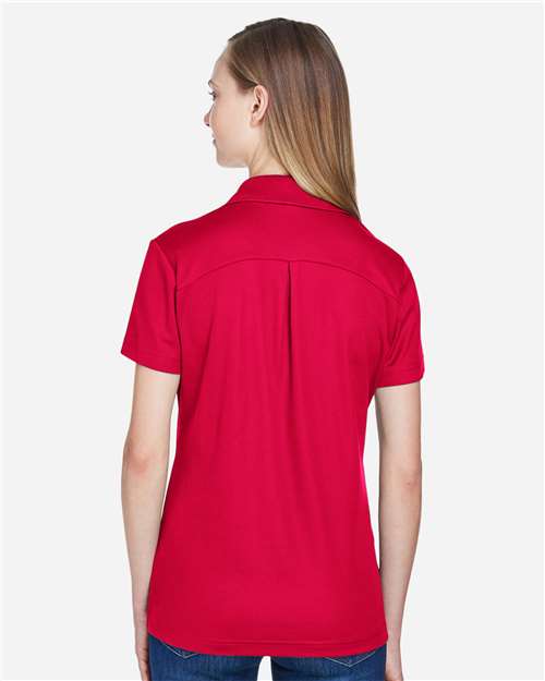 Women's CrownLux Performance® Plaited Polo - Red