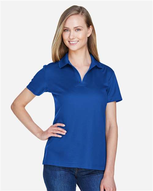 Women's CrownLux Performance® Plaited Polo - True Royal