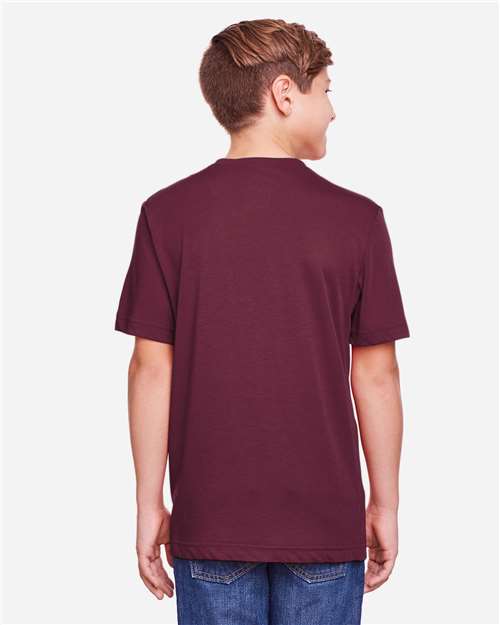 Youth Fusion ChromaSoft™ Performance T-Shirt - Burgundy