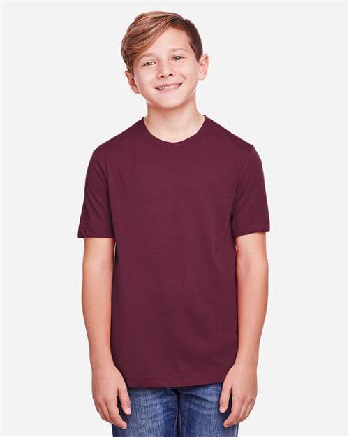 Youth Fusion ChromaSoft™ Performance T-Shirt - Burgundy