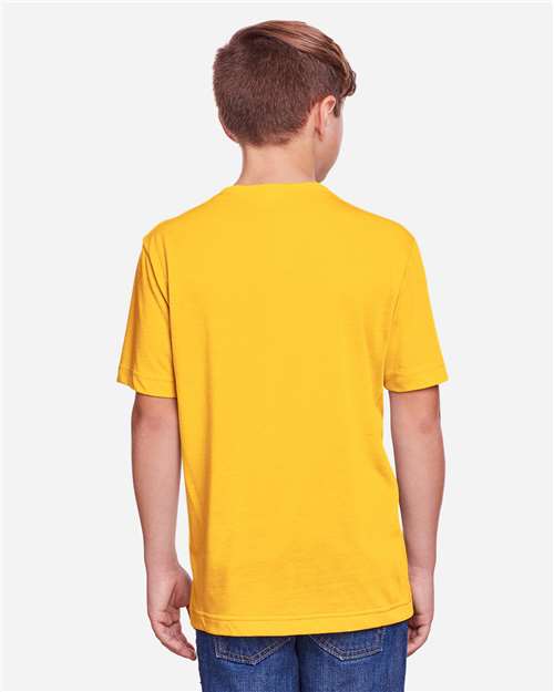 Youth Fusion ChromaSoft™ Performance T-Shirt - Campus Gold