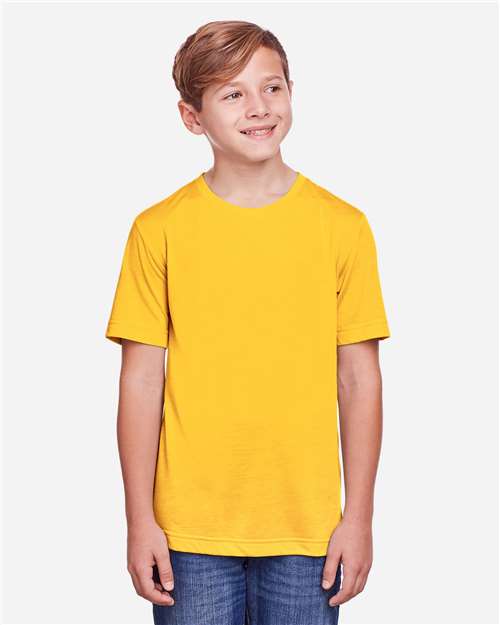 Youth Fusion ChromaSoft™ Performance T-Shirt - Campus Gold