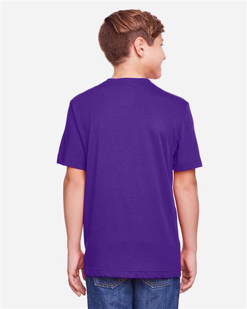 Youth Fusion ChromaSoft™ Performance T-Shirt - Campus Purple