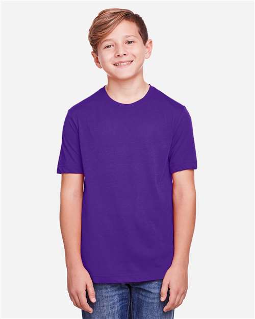 Youth Fusion ChromaSoft™ Performance T-Shirt - Campus Purple