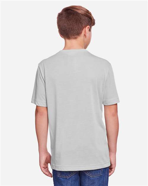 Youth Fusion ChromaSoft™ Performance T-Shirt - Platinum