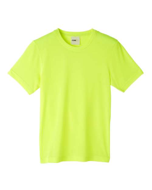 Youth Fusion ChromaSoft™ Performance T-Shirt - Safety Yellow