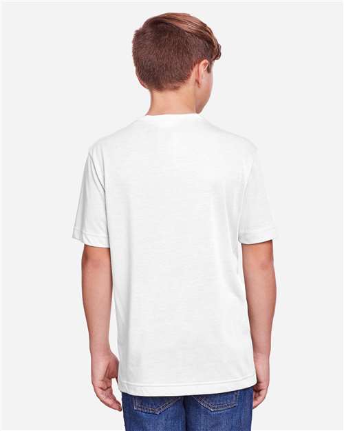 Youth Fusion ChromaSoft™ Performance T-Shirt - White