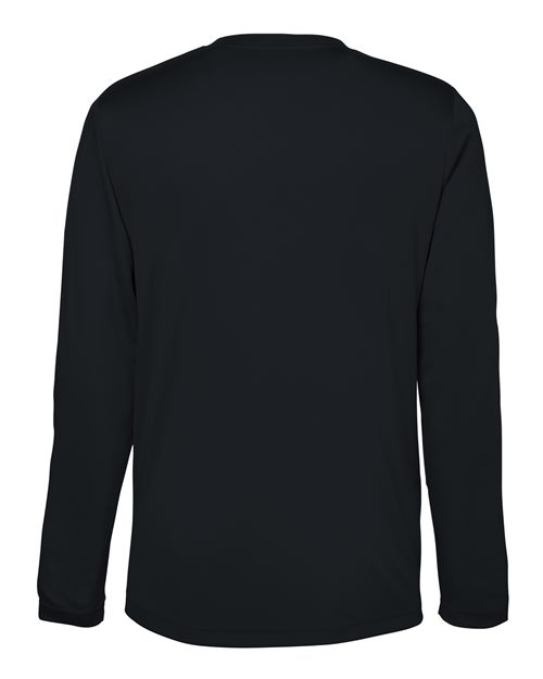 Unisex Capital Long Sleeve Performance T-Shirt - Black