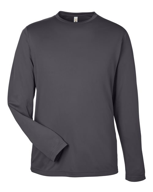 Unisex Capital Long Sleeve Performance T-Shirt - Carbon