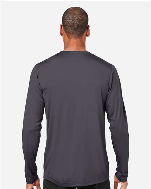 Unisex Capital Long Sleeve Performance T-Shirt - Carbon