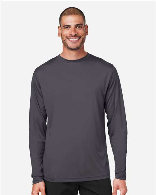 Unisex Capital Long Sleeve Performance T-Shirt - Carbon