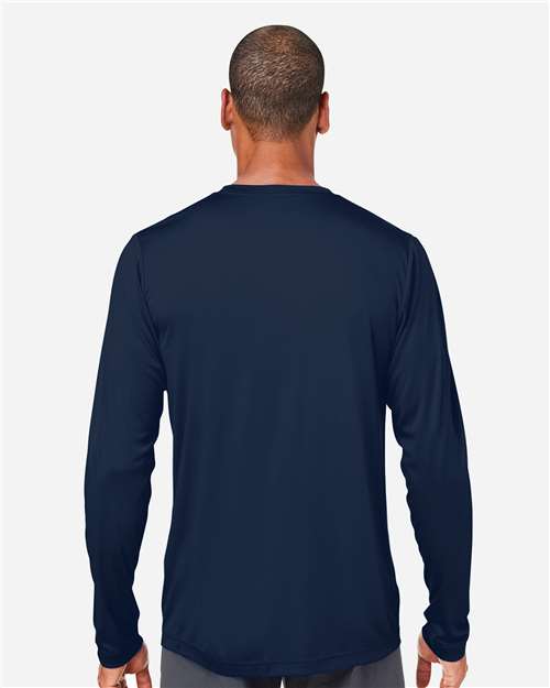 Unisex Capital Long Sleeve Performance T-Shirt - Classic Navy