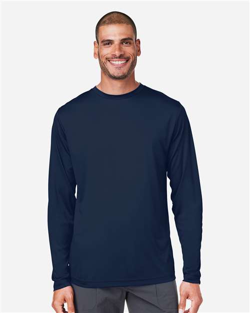 Unisex Capital Long Sleeve Performance T-Shirt - Classic Navy