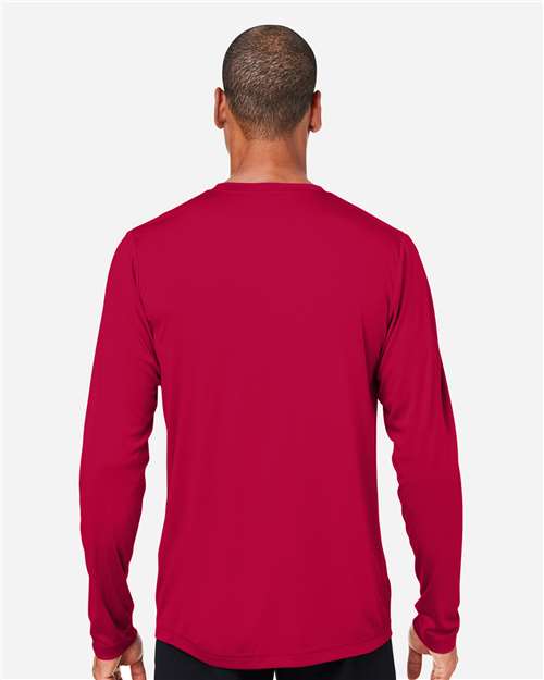 Unisex Capital Long Sleeve Performance T-Shirt - Classic Red