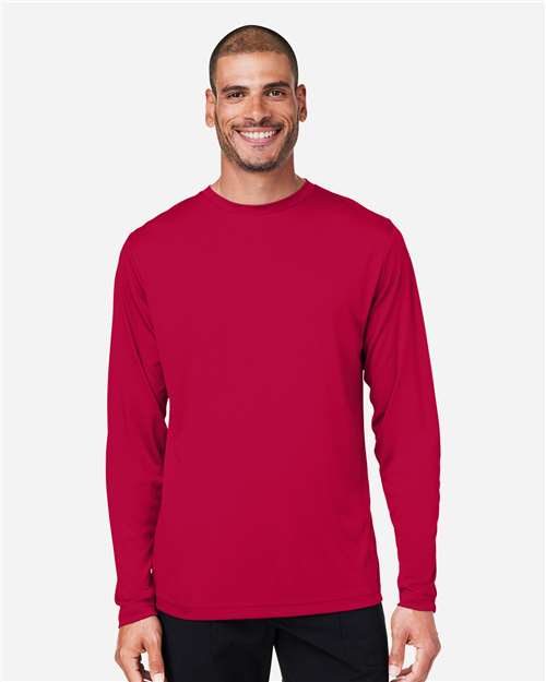 Unisex Capital Long Sleeve Performance T-Shirt - Classic Red