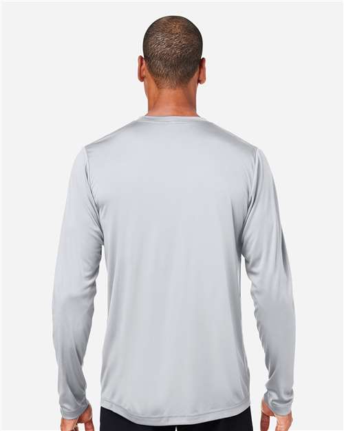 Unisex Capital Long Sleeve Performance T-Shirt - Platinum