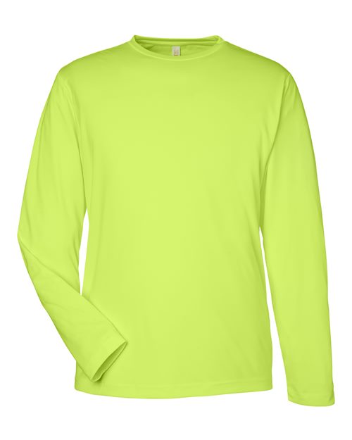 Unisex Capital Long Sleeve Performance T-Shirt - Safety Yellow