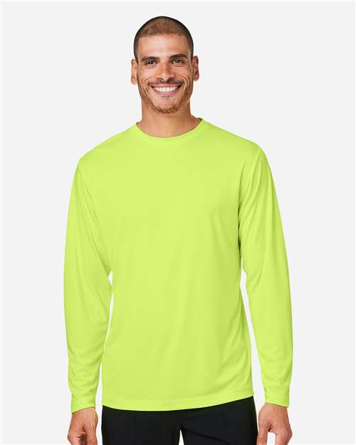 Unisex Capital Long Sleeve Performance T-Shirt - Safety Yellow